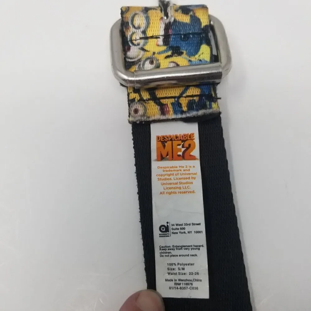 Kids Belt. Despicable Me 2 belt.